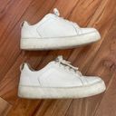 Mango  White Leather Platform Sneaker Photo 3