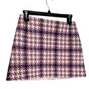 Moncler  Grenoble houndstooth pink mini skirt size 40 Photo 2