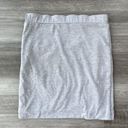 by the way. Gray Ruched Mini Skirt Size S Stretch A14 Photo 2