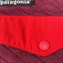 Patagonia Snap-T Maroon Burgundy Violet Red Quilt Pullover Sweater Jacket Photo 4