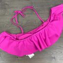 Raisin's  Hot Pink Ruffle Bikini Top Sz.S NWT Photo 5