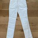 Dickies  - High Rise Skinny Jeans in White Photo 0