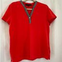 Tommy Hilfiger Women's  polo red slim
Fit size large Photo 0