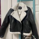 Ambiance Apparel Sherpa Lined Leather Jacket Photo 0