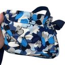 Kipling Sabian Aquatic Floral Blue Nylon Small Crossbody Bag Photo 3