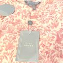 Hill House  The Ivy Long Sleeve Sleep Tee in Pink Sherwood Forest Size XS NWT Photo 2