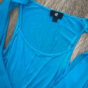 Iz Byer Womens Blue Blouse - M Photo 8