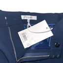 frame denim NWT FRAME Navy High Rise Flat Front Trouser Short 6 Photo 4