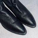 Dingo  Leather Black Boots Steel Toe Detail Sz 8 Photo 2