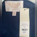 Audrey Parks + Francesca’s Navy Blue Wrap Dress/Robe Size Medium NWT Photo 5