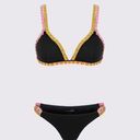 Lila Rose Lily Rose Paradise Black Pink Orange Yellow Gold Plated Chain Triangle Bikini To Photo 10