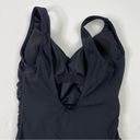 L.L.Bean  Solid Black One Piece Swim Suit Photo 3