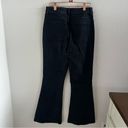 Elizabeth and James  High Rise Flare Black Denim Jeans Stretch 6 / 28 Photo 1