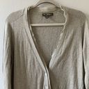 Tommy Bahama  Womens Size Small Beige Silk Trim Button Cardigan Sweater Photo 1