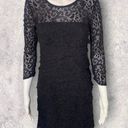 Laundry by Shelli Segal  Lace Tiered Black Bohowitch Cocktail Dress Size 4 Photo 1