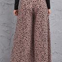 SheIn High Waisted Dalmatian Wide Leg Pants Photo 3