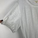 NWT Grand & Greene Eyelet Short Sleeve Crewneck T Photo 4