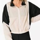 Zyia  Active Women’s Black and Tan Block Zipper Windbreaker Jacket Size XL Photo 0