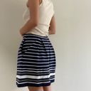 Max Studio Dark Navy Mini Skirt Stripes Size Small Photo 4