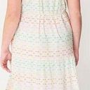 Draper James  white rainbow dot cotton midi sundress size medium Photo 1