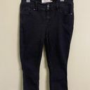 Torrid  Womens Crop Jegging Size 12 Black Denim Super Soft Jeans 3 Button Stretch Photo 0