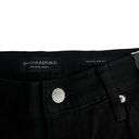 Banana Republic  High Rise Wide Leg Black Low Stretch Denim Jeans Size 29 Photo 4