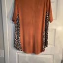 Zenana Outfitters CARMEL CREW NECK TOP WITH LEOPARD SIDE PANELS SIZE 1X NWOT (19) Photo 10