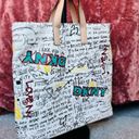 DKNY  Lilly Graffiti White Tote Bag Like New Photo 2