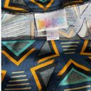 LuLaRoe  Azure Skirt Aqua Yellow Geo Print SZ L Photo 6