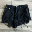 Missguided Misguided black jean shorts Photo 0