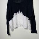 Wooden Ships  Oversized Skyline Black & White Boxed Pullover Sweater sz M / L Photo 2