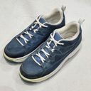 Lower East Side  Blue Suede Leather Shoes, Size 10 Photo 3