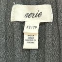 Aerie XS Charcoal Buttoned Cardigan Sweater Photo 2