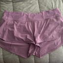 Lululemon Speed Up Shorts 2.5” Light Purple Photo 0