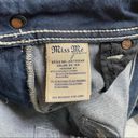 Miss Me  Easy Skinny Dark Wash FDL Embellished Jeans Women’s Size 27 Fleur de Lis Photo 11