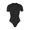 SKIMS  Cotton Jersey T-shirt Bodysuit in Soot Black Size Medium Photo 2