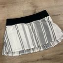 Lululemon  Run: Pace Setter Skirt Groovy Stripe Nimbus / Black Size 6 rare Photo 3