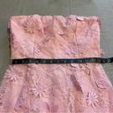 Lulus NWOT  Elevated Sensation Blush Pink 3D Floral Embroidered Midi Dress Photo 6