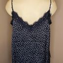 Nordstrom NWT  BP. Lace Black Sketchy Dot Tank Top Camisole Size Medium Photo 2