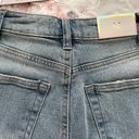 Tinseltown NWT  Distressed Light Blue Mom Relaxed High Rise Shorts, size 0 Photo 12