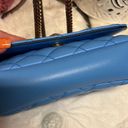 Versace  Quilted Lamb Leather Blue Small Shoulder Bag​ Photo 6