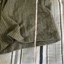 American Eagle Sage Green Waffle Knit Button Down Cozy Sweater Dress size Large Photo 7