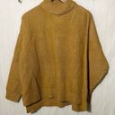 Top Shop Mock Neck Oversized Sweater Yellow and Pink Undertone NWT 4-6 Photo 2