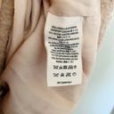 Free People  Tan Camel Wool Blend Pockets Mid Length Warm Lined Jacket Top Coat Photo 3