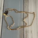 Monet NWT!  Gorgeous Vintage Weaved Chain Necklace W Faux Fresh Water Pearls Photo 0