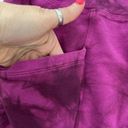 All In Motion  Size XXL High Rise Waist Ribbed Jogger Pants Womens Purple Tie-Dye Photo 5