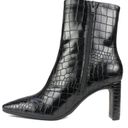 Seven Dials NEW  Nicole Alligator Embossed Bootie Photo 3