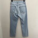 Good American - Good Cuts Skinny Boyfriend Jeans Light Wash Blown Out Knees Photo 5