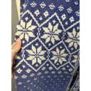 Croft & Barrow Retro Blue Fair Isle Nordic Metal Closure Cardigan  Soft Sweater M Photo 4