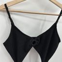 LA Hearts  by Pacsun Swimsuit Women MEDIUM Black Cutout O-Ring One Piece Photo 2